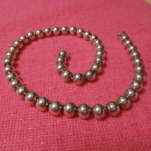 Tiffany & Co Silver Bead Necklace